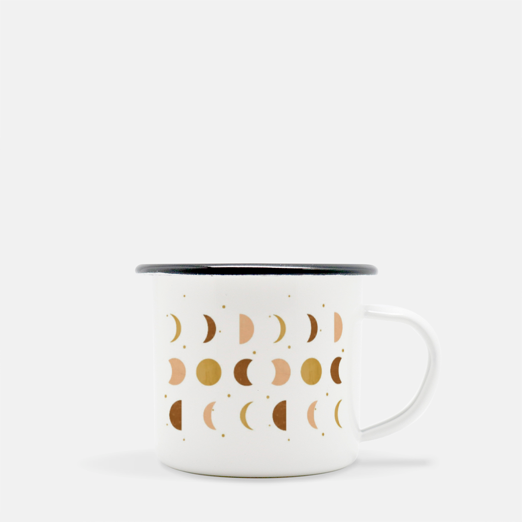 Colorful Moon Phase Campfire Mug