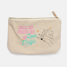 Load image into Gallery viewer, All is Fair in Love &amp; Magic Canvas Pencil Case