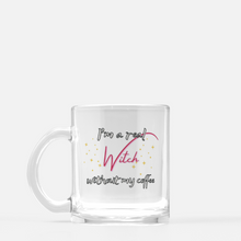 Load image into Gallery viewer, Witch&#39;s Brew Clear Coffee Mug