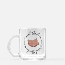 Load image into Gallery viewer, Social Bookworm Clear Coffee Mug